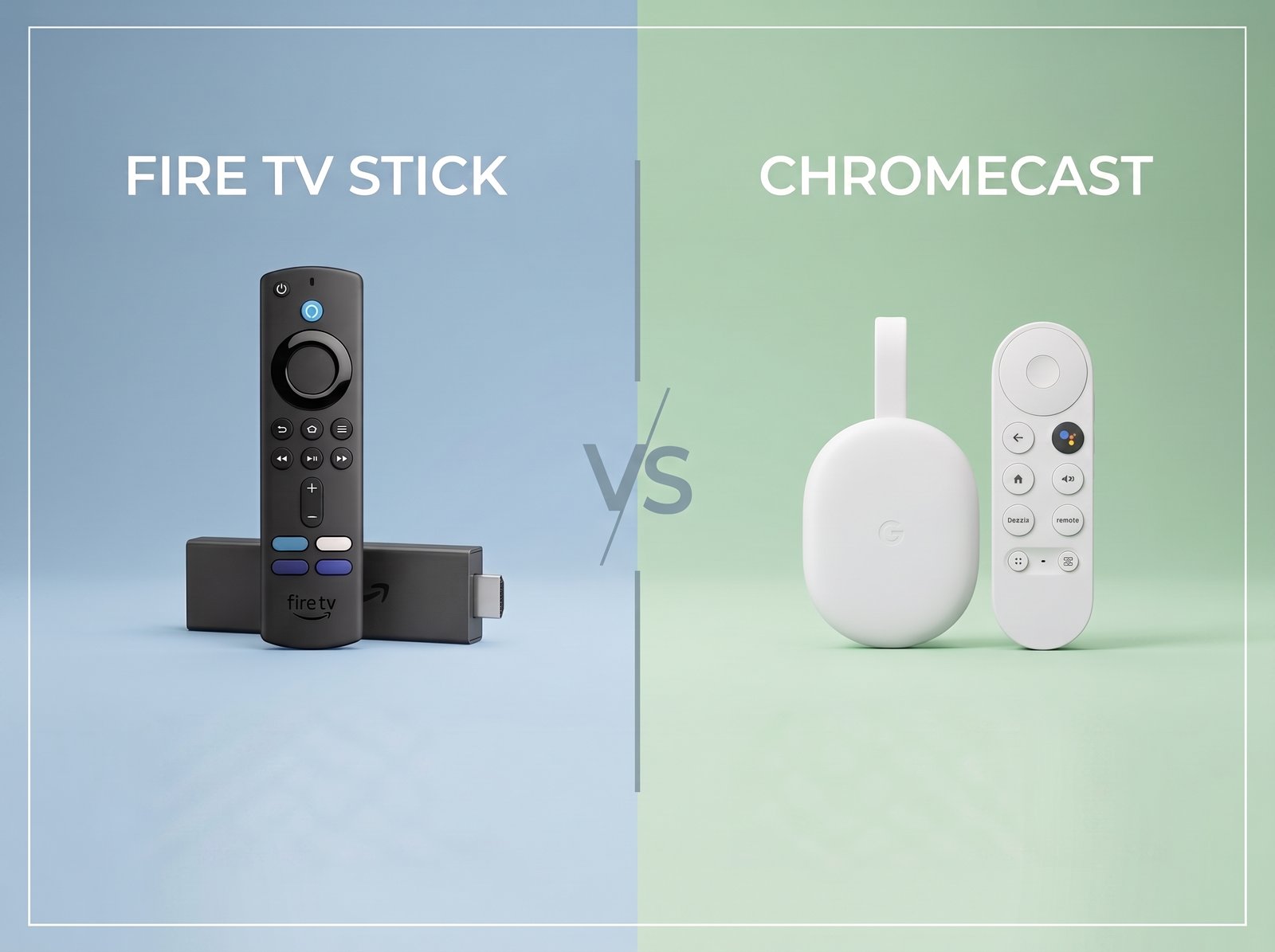 Fire TV Stick y Chromecast comparados como dispositivos de streaming